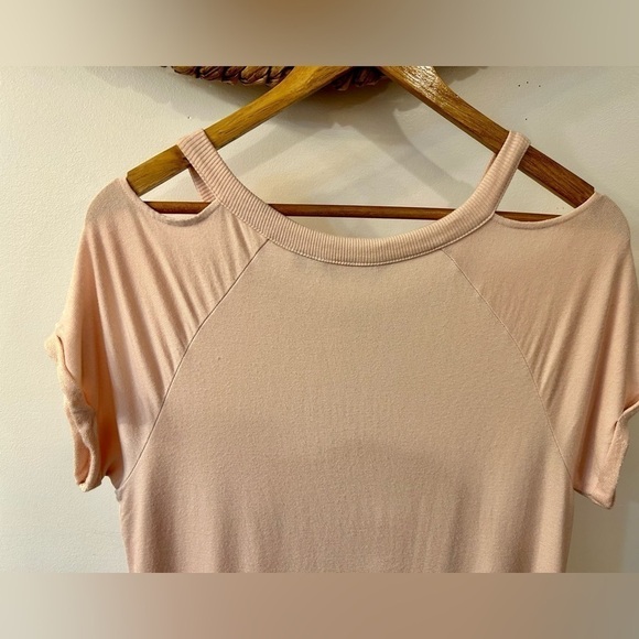 Athleta Shala Light Pink Cold Shoulder Dress - Picture 7 of 10